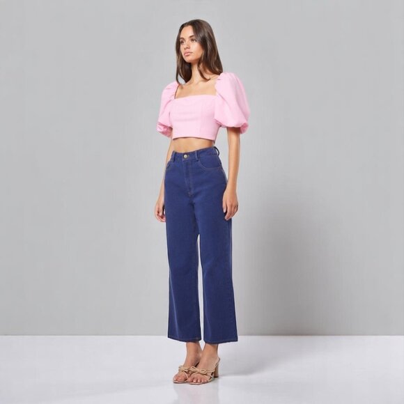 NWT Elliatt Rhythm Crop Top Baby Pink - Picture 6 of 8